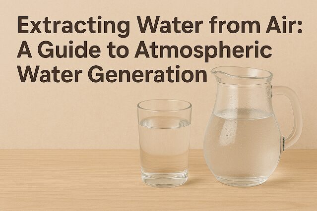 Extracting Water from Air A Guide to Atmospheric Water Generation