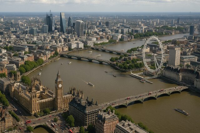 London aerial view