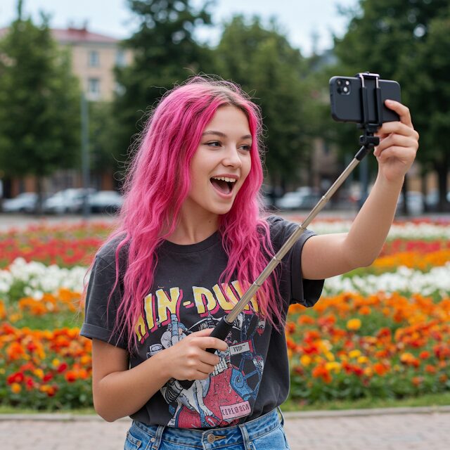 magnetic selfie stick